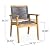 Christopher Knight Home Ashley Outdoor 7 Piece Acacia Wood Dining, Teak and Dark Gray