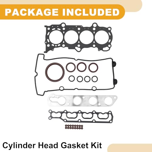 Image of Cylinder Head Gasket Kit No.1140275850 Engine Engine Valve Gasket Set for Suzuki Engine. K14B Rubber,Metal Black