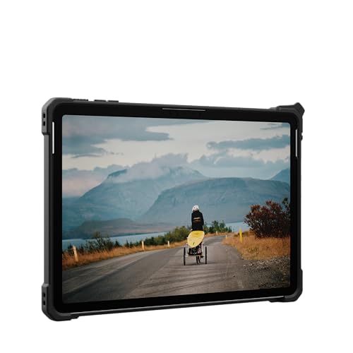 Image of Urban Armor Gear UAG Surface Pro 12 inch Case, Plasma Feather-Light Rugged Protective Case /Cover Designed for Surface Pro 1st Edition 12 inch (2025) with Built-in Kickstand Hand & Shoulder Strap - Ice /Black