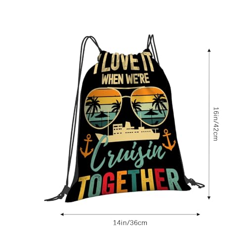 Cruisee Squadd 2025 Familyy Groupp Matchingg Summerr Vacationn String bag For Gym2