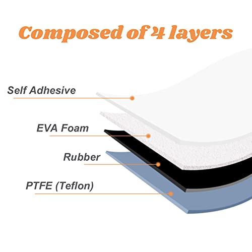 Ginoya AA112805 Kitchen Appliance Sliders, 16Pcs Diy Adhesive Appliance Movers For Air Fryer Coffee Maker Easy Moving Saving Space  thumb #1