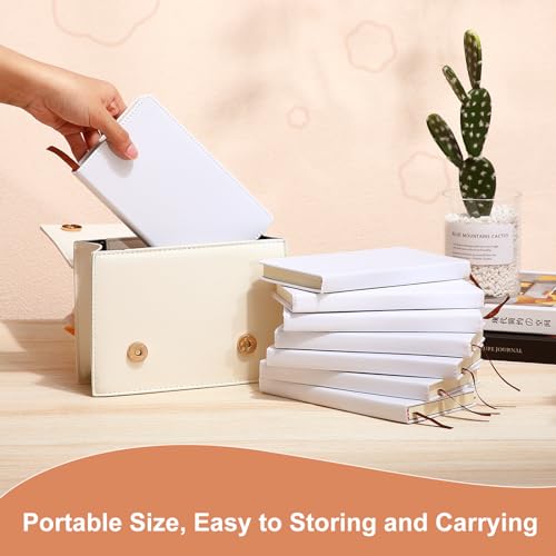 Carnets vierges A6 en similicuir Jetec de 200 pages pour le bureau - 6