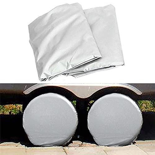 Borsa per Pneumatici 2/4pcs copertura di protezione del pneumatico pneumatico della ruota for RV Camper Camper Touring 27-29 pollici rimorchio cappuccio protettivo impermeabile all'ombra (Color : 4pc
