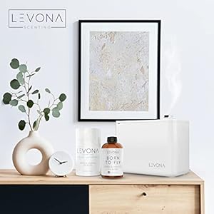 Levona Scent Essential Oil for Diffuser: Home Luxury Scents Fragrance Oil - Aroma Diffuser Oil Refill - Hotel Oil Diffuser Essential Oils for Humidifiers - 700 Ml/ 23oz Essential Oils - Born to Fly Levona Scent Essential Oil for Diffuser Home Luxury Scents Fragrance Oil Aroma Diffuser Oil Refill Hotel Oil Diffuser Essential Oils for Humidifiers 700 Ml 23oz Essential Oils Born to Fly
