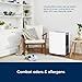 BLUEAIR Air Purifier for Allergy Hay Fever Reduction in Large Rooms, HEPASilent Technology with WIFI features ALEXA Compatible, Removes 99.97% Pet Dander Pollen Mold Dust Viruses, Classic 605, White