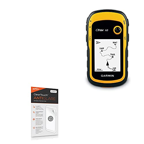 Garmin eTrex 10 protection d'écran anti-reflets BoxWave ClearTouch (Pack de 2)