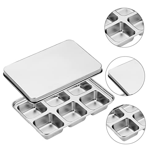 Brightfufu 043882IE91CRQ Ice Cube Mold Ice For Freezer Ice Cube Tray With Lid Metal Ice Cube Tray Freezer Ice Mold Sphere Ice Molds Bourbon Ice Maker Ice Cube Maker Baby Chocolate Stainless Steel Household thumb #5