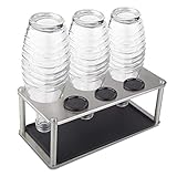 SANFTER KANTENSCHUTZ- In dem Sodastream Abtropfhalter stehen Ihre Flaschen sicher & fest. Speziell entgratete Kanten bieten optimalen Schutz für Ihre Flaschen!