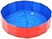 Bardzo duży basen dla zwierząt domowych, antypoślizgowy odporny na UV PVC. Składany paddling basen basenem do kąpieli Frisbees dla psów, kotów, dzieci, pogrubienie trwałego przenośnego psa basen dla k