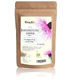 Mariendistelsamen Bio 1kg Die effektivste Heilpflanze für die Leber - Silybum Marianum 100% reiner Silymarin, Premium Rohkost, Mariendistelsamentee, BotaniKils