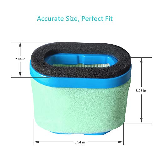 Zlksker 498596 Air Filter With 273356S Pre Filter Replacement For B&S 690610 697029 4207 5059 Engine, Lawn Mower Parts #TOP2