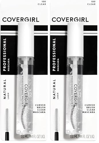 Covergirl Professional Natural Lash Mascara,Clear,0.34 Ounce,(Pack of 2)