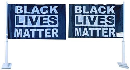 Trade Winds Black Live Matter BLM Black & White 68D Rough Tex Knit Double Sided 12x18 12