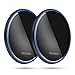 Produktbild Kuulaa Kabelloses Ladegerät für iPhone 11 Pro SE 2020 8 X XR XS Max, 10 W schnelles kabelloses Ladepad Spiegeloberfläche Induktion Schnellladegerät für Samsung S10 S9 S8 (2 Stück schwarz)