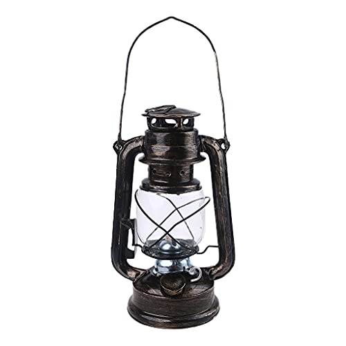 NVOQILIN MEILVMEIJI Vintage Metall Öllampe Tragbare Kerosin-Lampe Outdoor Camping