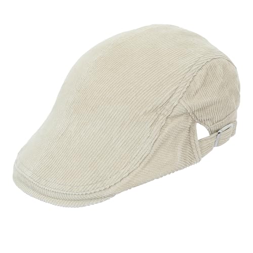 Image of FabSeasons Cotton Ivy Flat Golf Cap - Classic Newsboy Gatsby Hat for Men