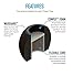 COMPLY Foam Tsx-500 Ear Tips for KZ ZS10, ZSN, AS10, Zax, ZSX, Moondrop Starfield, Aria, Kato, Fiio F9, Aukey EP-B40 and More | Ultimate Comfort | Unshakeable Fit | TechDefender | Medium, 3 Pairs