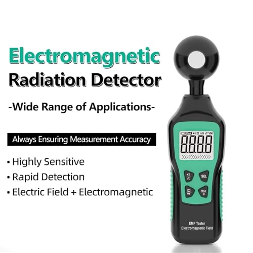 EMF Detector Digital 4-en-1 para Medición EMF y Temperatura miniatura 5