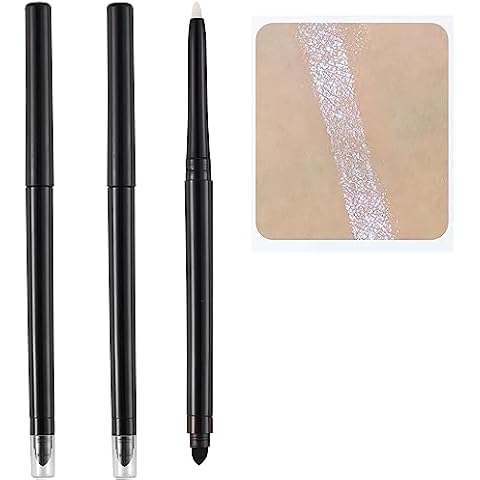 Vodisa Eyeshadow Stick, Cream Shimmer Eye Shadow Pencil Crayon Smooth Brilliant Brightener Highlighter Pen Eye Makeup Set High Pigment Lasting Waterproof Eye Shadow Make Up 07 Cover