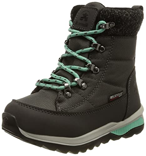 Kamik Jungen Unisex Kinder OWL Winterstiefel, Charcoal, 31 EU
