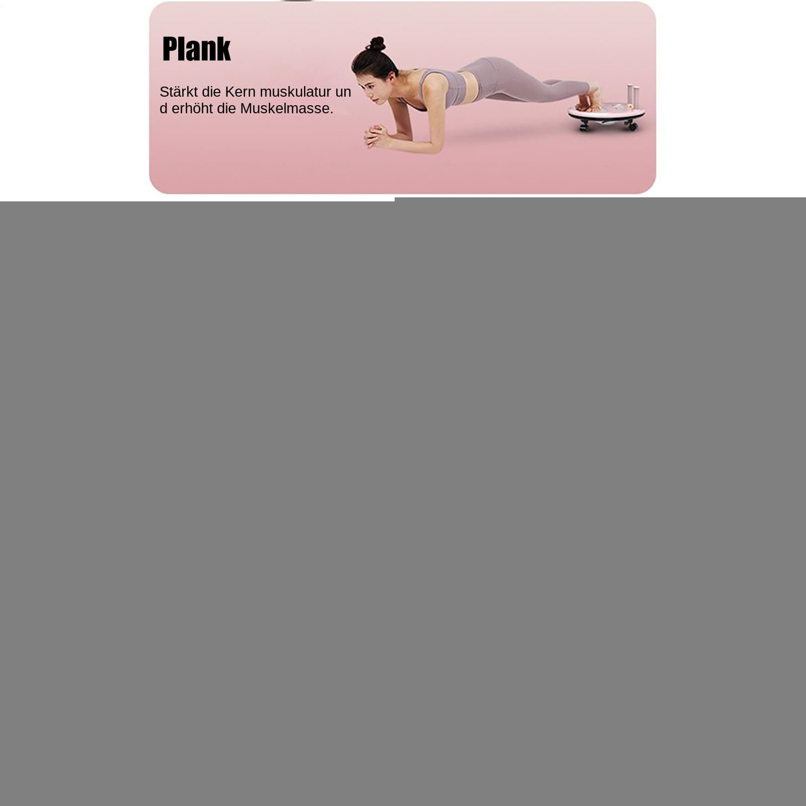 Generisch Rodillo de entrenamiento para ejercicios de ejercicio en casa, para entrenamiento muscular, para hombres, jóvenes, adultos, atletas, jugadores, aficionados, culturistas, entusiastas