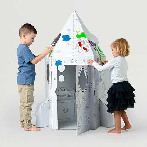 🎨 Ideale per sviluppare creatività, manualità e fantasia. Una volta costruito il gioco, i bambini possono dar spazio alla loro creatività colorandolo e utilizzarlo come palcoscenico, dando vita a personaggi diversi ogni volta. In linea con il metodo Montessori, il sistema educativo creato dall'omonima pedagogista ed educatrice, che si basa sull'indipendenza e sulla libertà di scelta del bambino, che mira a favorire lo sviluppo di un senso di responsabilità e di consapevolezza.