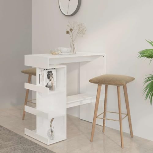 Table de bar avec étagère : la solution gain de place pour petits appartements - 2