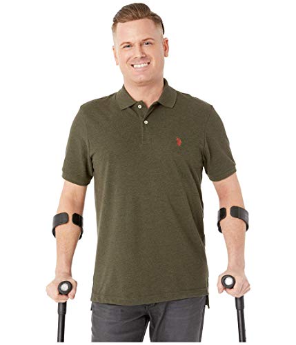 Image of U.S. POLO ASSN. Men Cotton Regular Fit Solid Polo With Small Pony