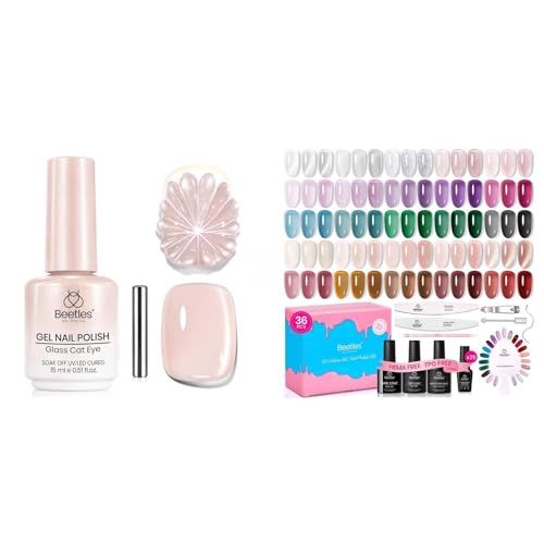 Beetles Red Gel Nail Polish, 15ml Full Size Classic Glossy