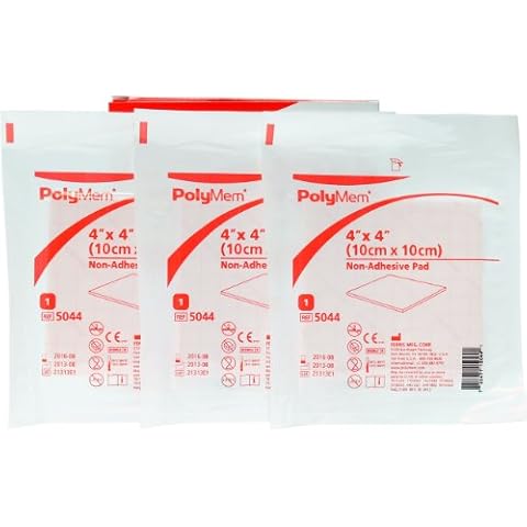 Polymem 4 x 4" Non-Adhesive Pad (Pack of 3) Wound Dressing" Cover