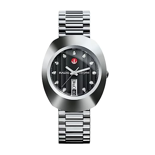 Rado DiaStar Original Automatic Men 35 mm, Black, 5 inches, Quartz Movement