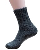 Hirsch Natur, 100% Pura lana in maglia con calza alla caviglia - 5 colori disponibili, Antracite, Taglia: 42-43