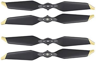 AmazeOn Platinum 8331 2 Pair Quick Release Low Noise Propeller for DJI Mavic Pro or DJI Mavic Pro Platinum (Gold Tip)