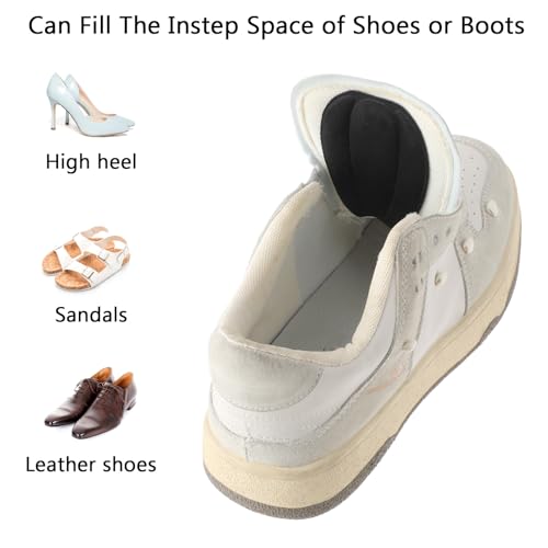 4 pads para lengüeta de zapato, suaves y antideslizantes miniatura 5