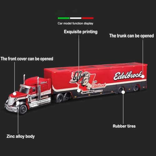 Vehículo de colección HTLNUZD 1:64 car trailer miniatura 4