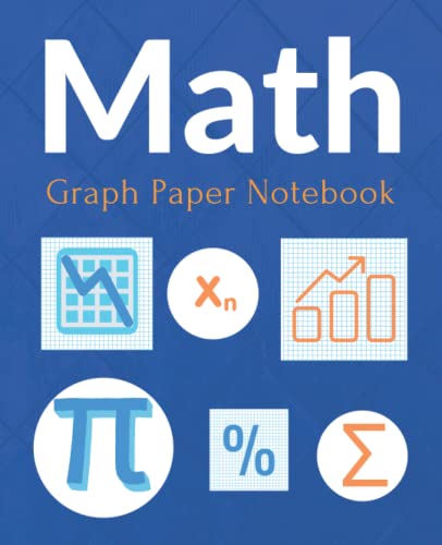 Carnet de mathématiques de 19,1 x 23,5 cm avec papier finitions fines