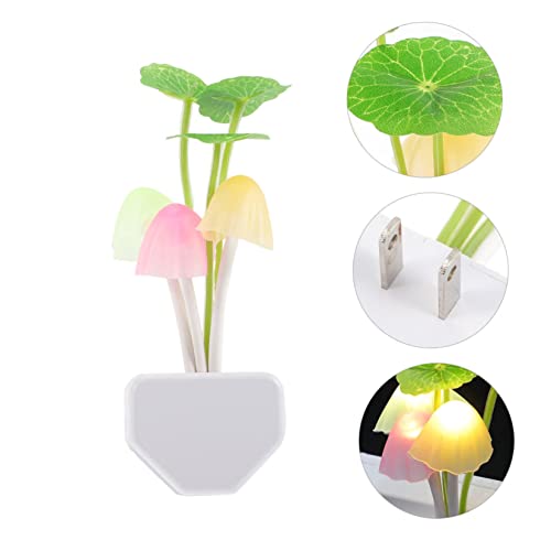 Ipetboom 3pcs Lámparas de Mesa de Noche Hongo LED miniatura 7
