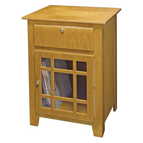 Crosley ST73-OA Richmond Entertainment Center Cabinet (Oak)