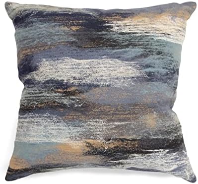 Liora Manne Transocean Visions I Vista Aqua 20" Square 7SA2S416204 Throw-Pillows, 20 x 20