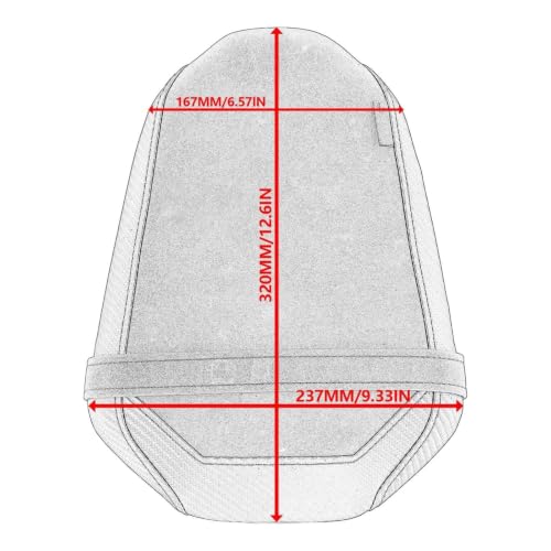Capot de selle passager MT-07 2025 bleu arrière pour carénage moto - 2