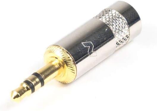 NYS231G 3.5mm Stereo Plug Nickel Housing Gold Plug