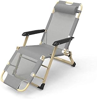 Cadeiras de jardim com espreguiçadeira, poltrona reclinável ajustável e dobrável, poltrona reclinável confortável de gravidade zero, escritório ao ar livre, praia, pátio, espreguiçadeira, suporte