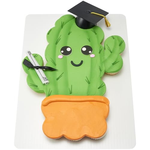 DecoPac Black Grad Cap with Tassels Cake Topper, Elegant Graduation Hat Cake Decoration, Food Safe, Pack of 12 (22422) by DecoPac - Image 6