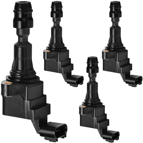 Image of BDFHYK Ignition Coils Pack UF491 Compatible with Chevrolet Cobalt Equinox HHR Malibu 2008-2014 Buick LaCrosse Regal Verano GMC Terrain Pontiac G5 G6 l4 2.0L 2.4L Chevy Oem Coils Pack Set of 4