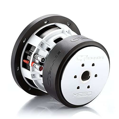 Ct Sounds Meso-6.5-D4 6.5 Inch Car Subwoofer Dual 4 Ohm, 800 Watts Max #TOP2