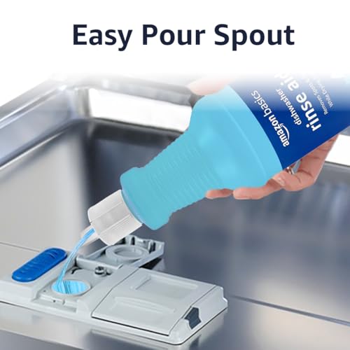 amazon basics dishwasher rinse aid liquid 32 fl oz pack of 1