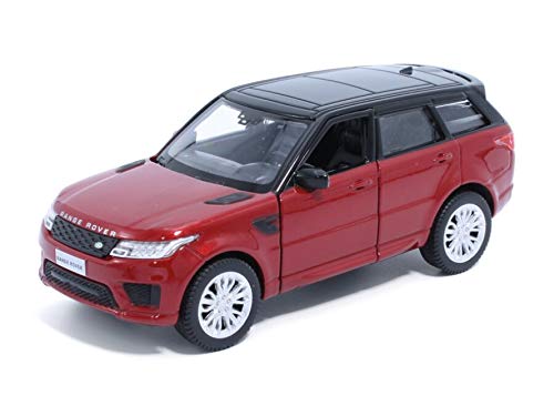 toywonders Compatible with Land Rover Range Rover Sport, Firenze Red - Tayumo 36100014 - 1/36 Scale Diecast Model Toy Car
