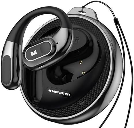 Monster Open Ear Headphones AC330, Wireless Bluetooth Earbuds, Ro...