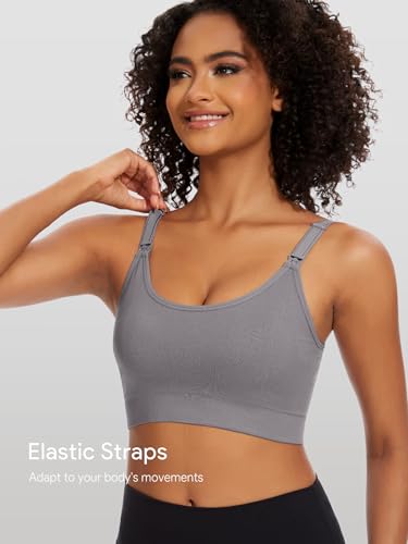 Angelhood Non-Padded Minimizer Nursing Bras for Breastfeeding Support Maternity Sports T-Shirt Bras Wireless Sleep Bralettes - Image 6