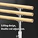 PAHION Ballet Barre Portable Freestanding Ballet Bar for Kids and Adults Wooden Single or Double Adjustable Dance Pole for Stretch Active Workouts in Home or Studio (Color : White, Size : 1m)